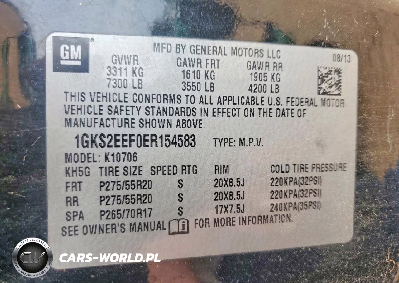 2014 GMC Yukon Denali VIN:1GKS2EEF0ER154583 - 14