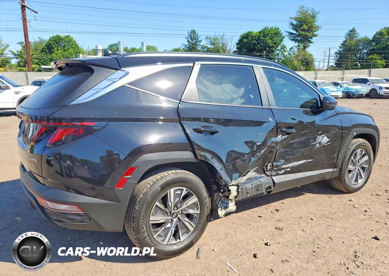 2024 Hyundai Tucson Blue VIN:KM8JBCD10RU172355 - 3