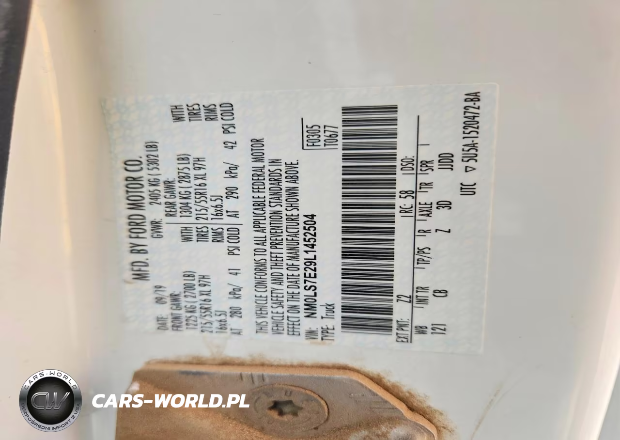 2020 Ford Transit Connect Xl VIN:NM0LS7E29L1452504 - 13