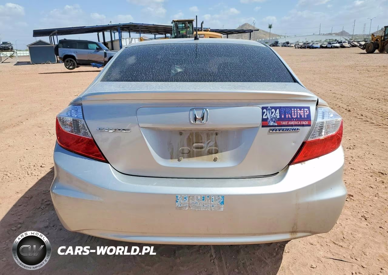 2012 Honda Civic Hybrid VIN:JHMFB4F20CS000155 - 6