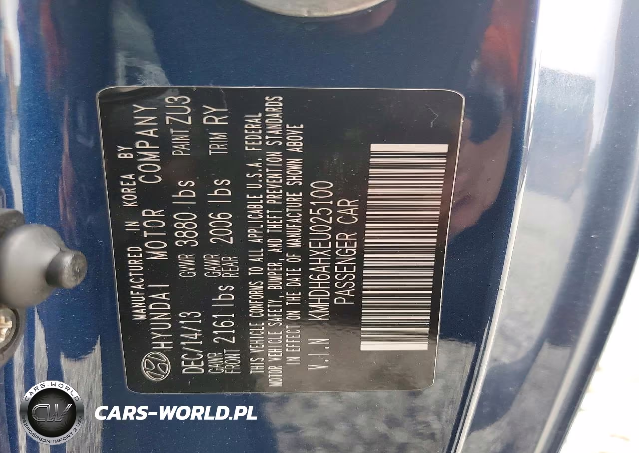 2014 Hyundai Elantra Coupe Base VIN:KMHDH6AHXEU025100 - 13