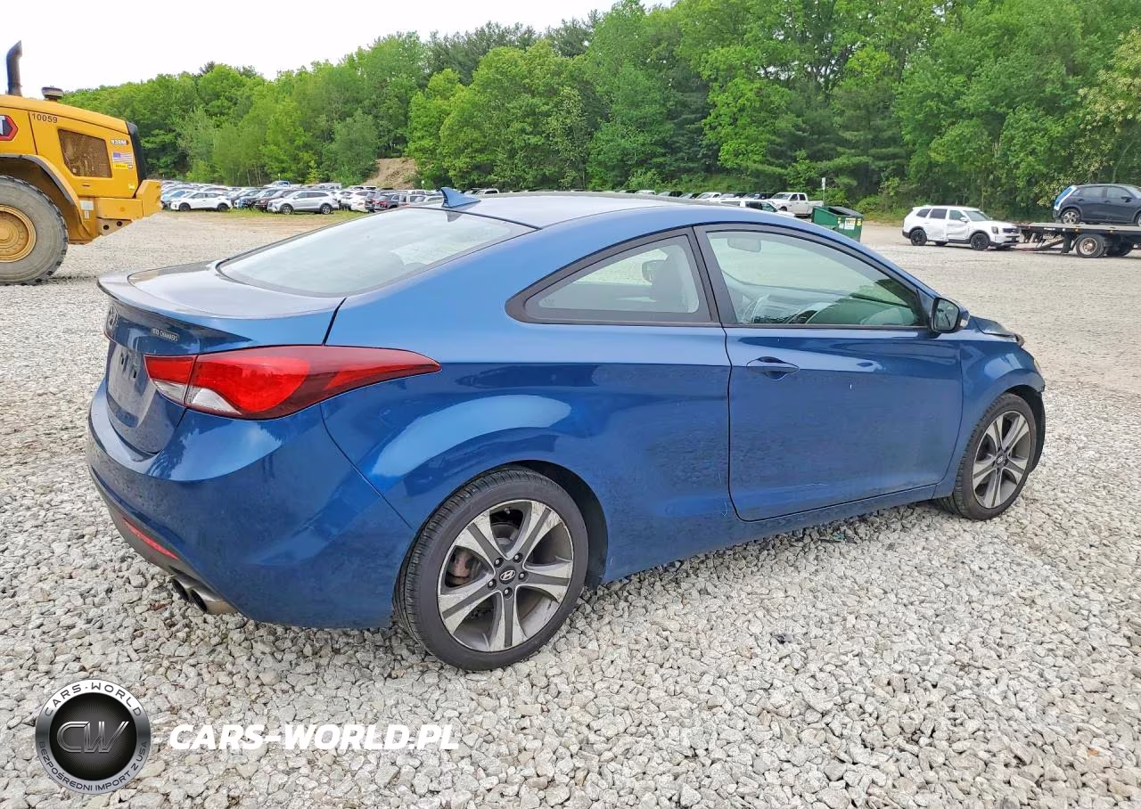 2014 Hyundai Elantra Coupe Base VIN:KMHDH6AHXEU025100 - 3