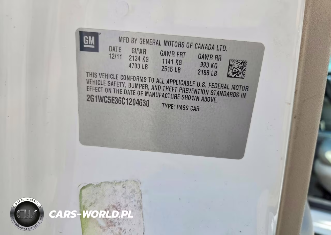 2012 Chevrolet Impala Ltz VIN:2G1WC5E36C1204630 - 13
