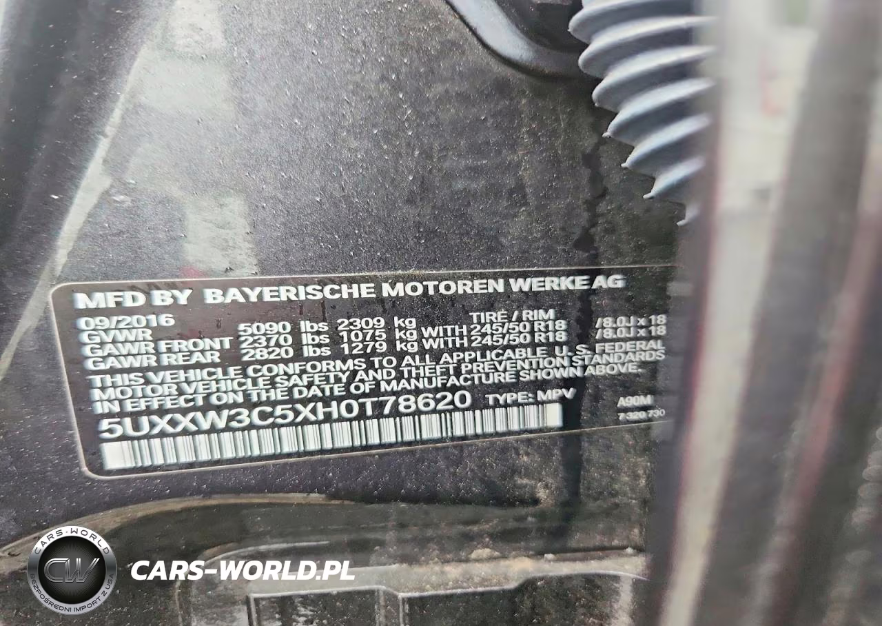 2017 BMW X4 xDrive28I VIN:5UXXW3C5XH0T78620 - 13