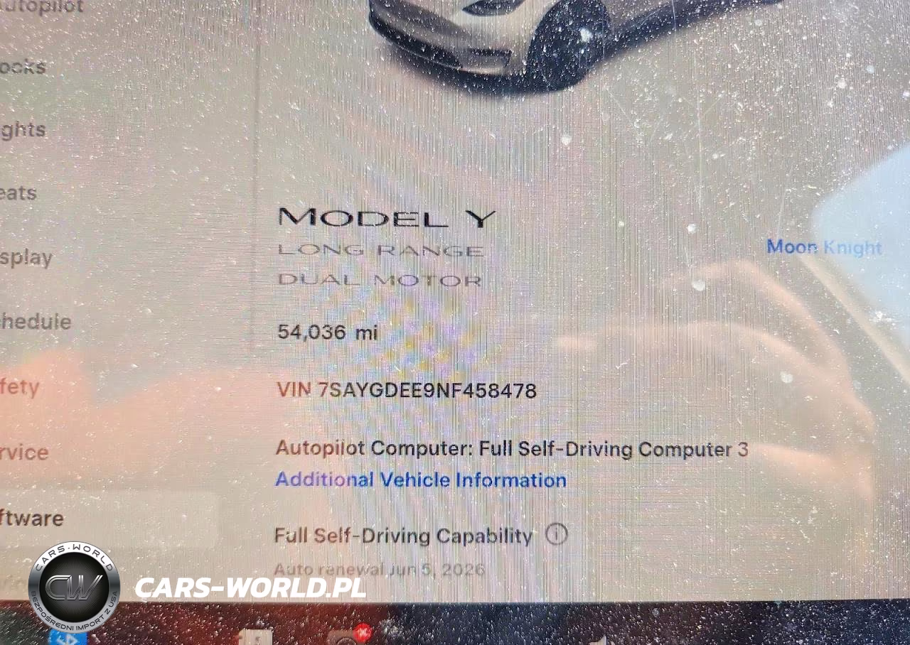 2022 Tesla Model Y VIN:7SAYGDEE9NF458478 - 9