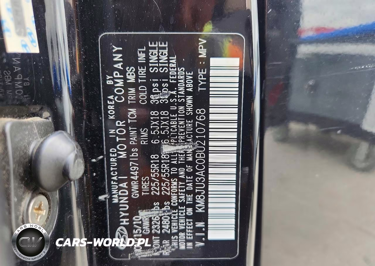 2011 Hyundai Tucson Limited VIN:KM8JU3AC0BU210768 - 13