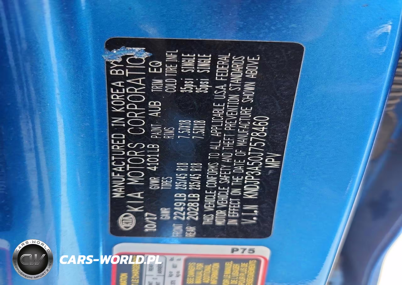 2018 Kia Soul + VIN:KNDJP3A50J7578460 - 12