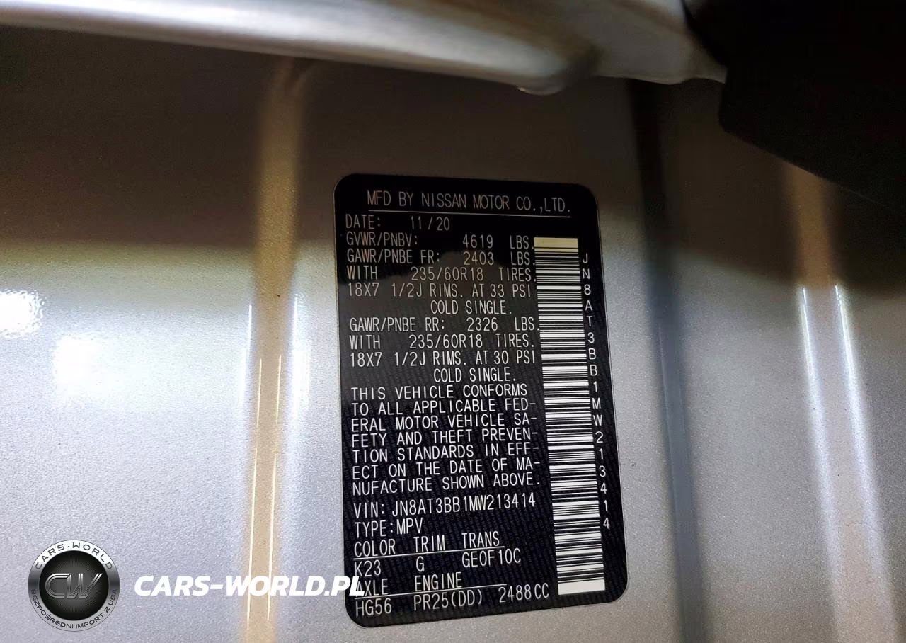 2021 Nissan Rogue Sv VIN:JN8AT3BB1MW213414 - 13