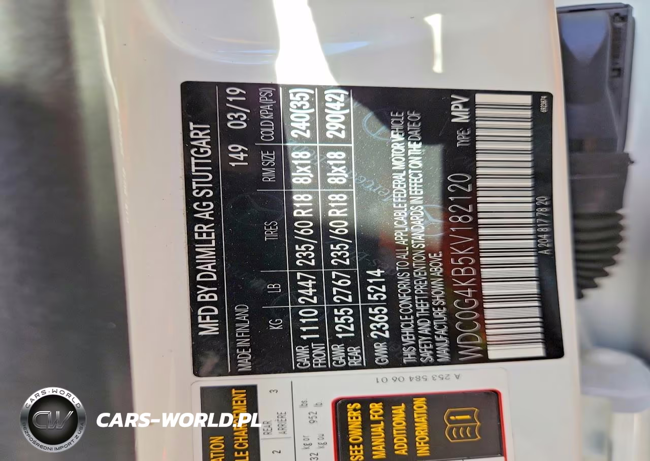 2019 Mercedes-Benz Glc 300 4Matic VIN:WDC0G4KB5KV182120 - 13