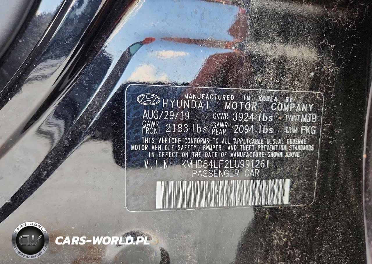 2020 Hyundai Elantra Value Edition VIN:KMHD84LF2LU991261 - 12
