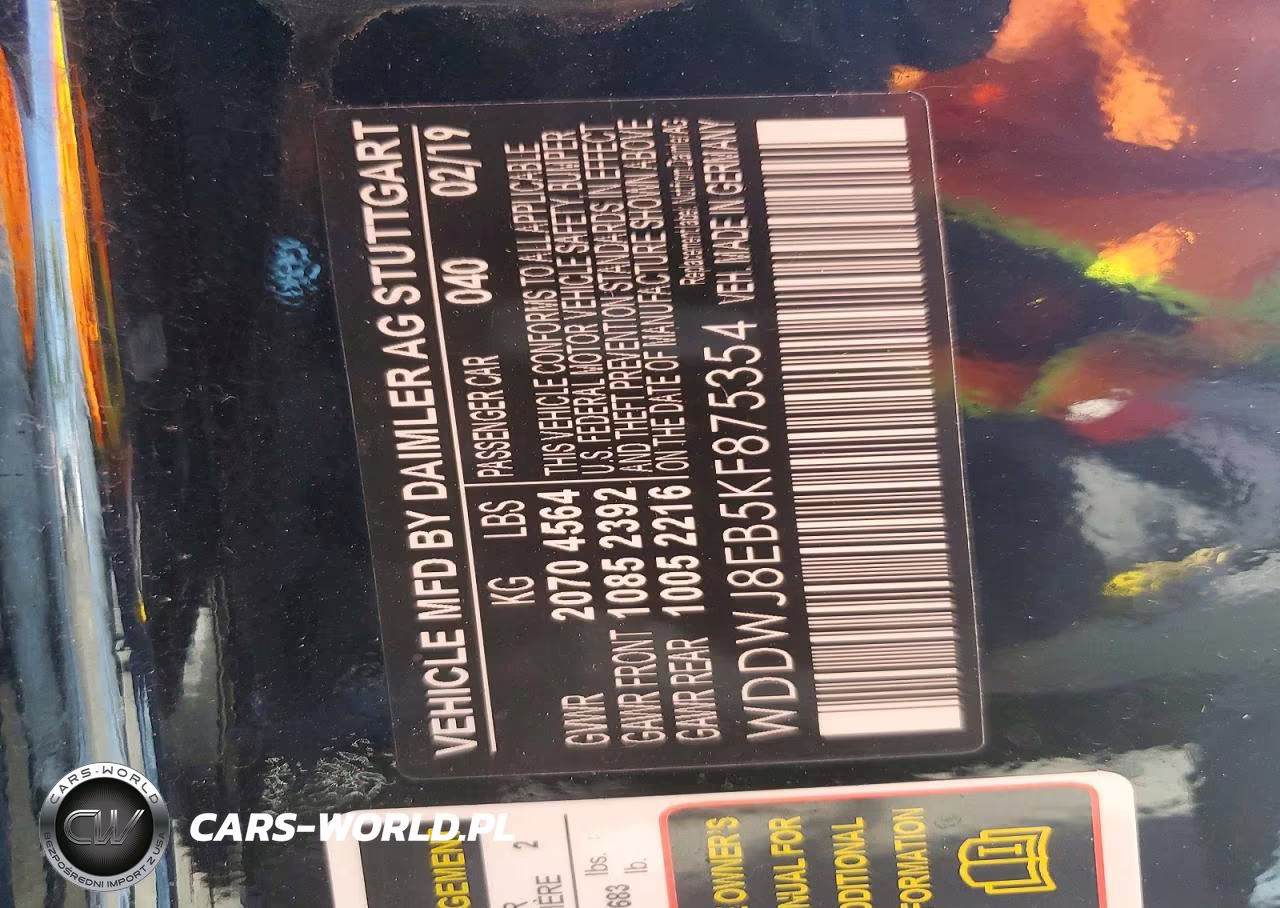 2019 Mercedes-Benz C 300 4Matic VIN:WDDWJ8EB5KF875354 - 13