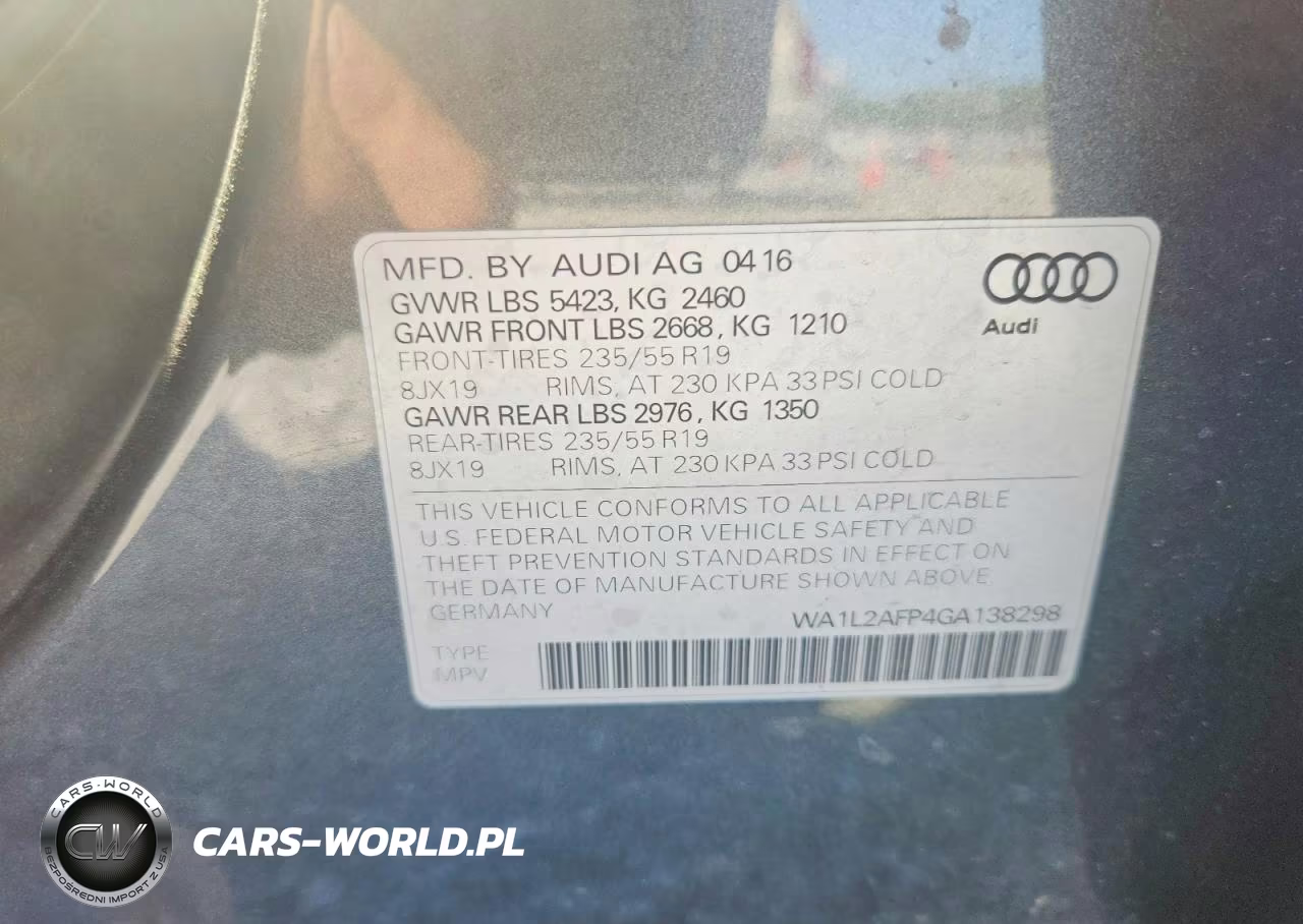 2016 Audi Q5 Premium Plus VIN:WA1L2AFP4GA138298 - 12
