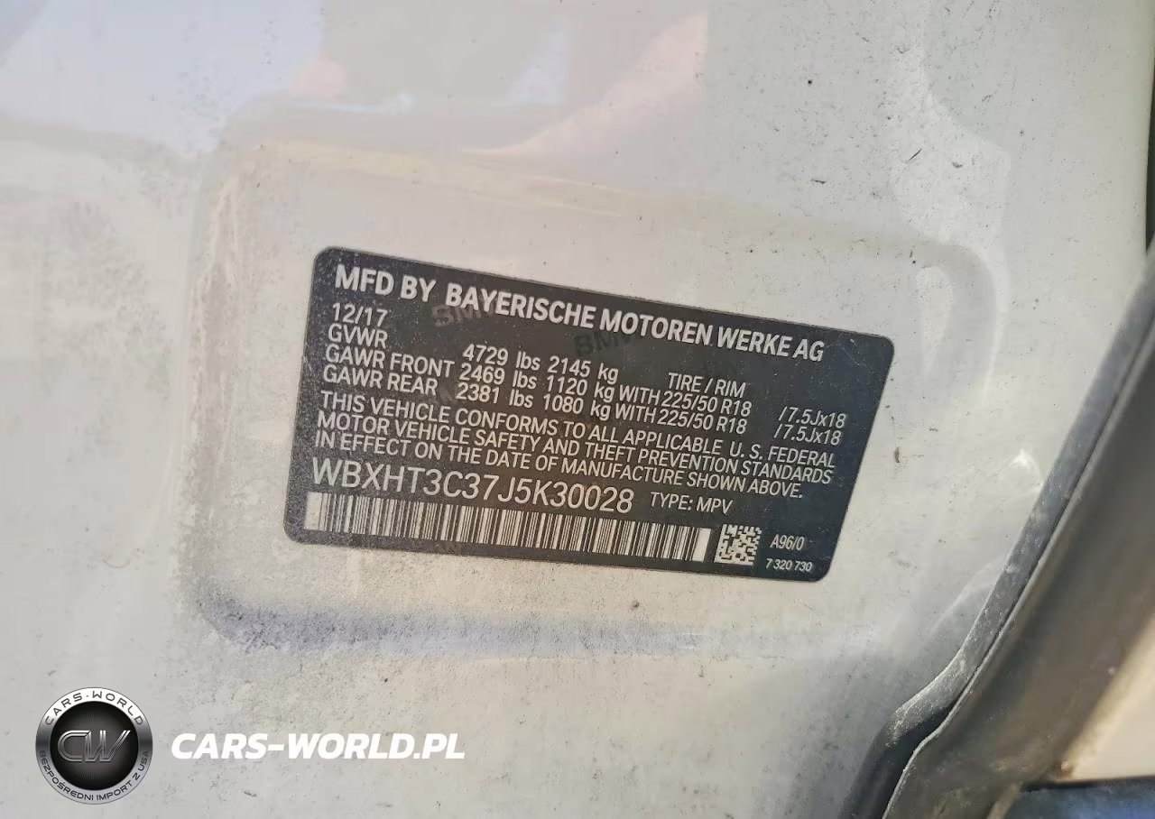 2018 BMW X1 xDrive28I VIN:WBXHT3C37J5K30028 - 13