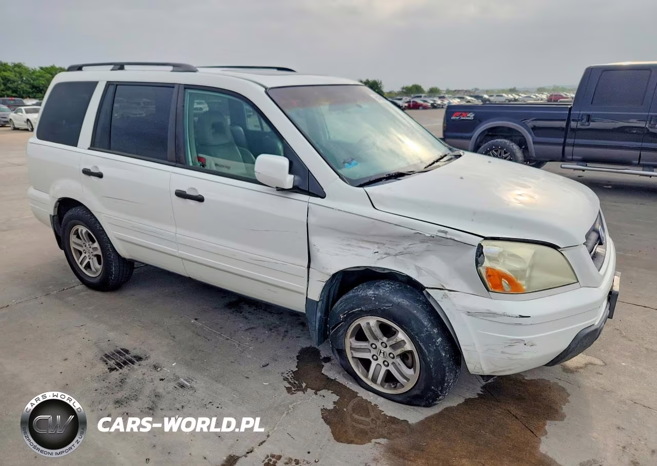 2005 Honda Pilot Exl VIN:5FNYF18625B027645 - 4