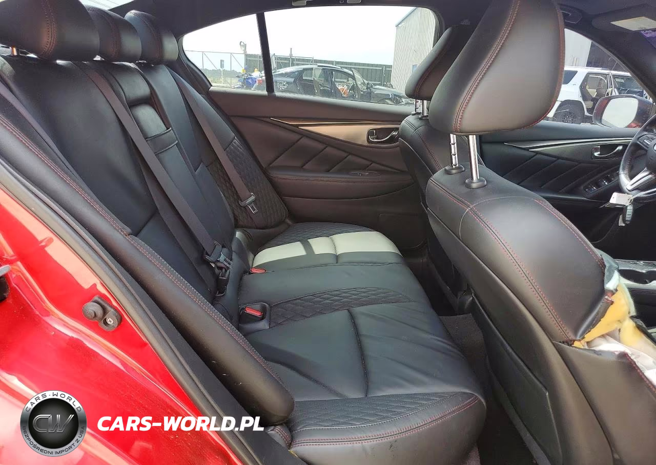 2019 Infiniti Q50 Red Sport 400 VIN:JN1FV7AR4KM800767 - 10