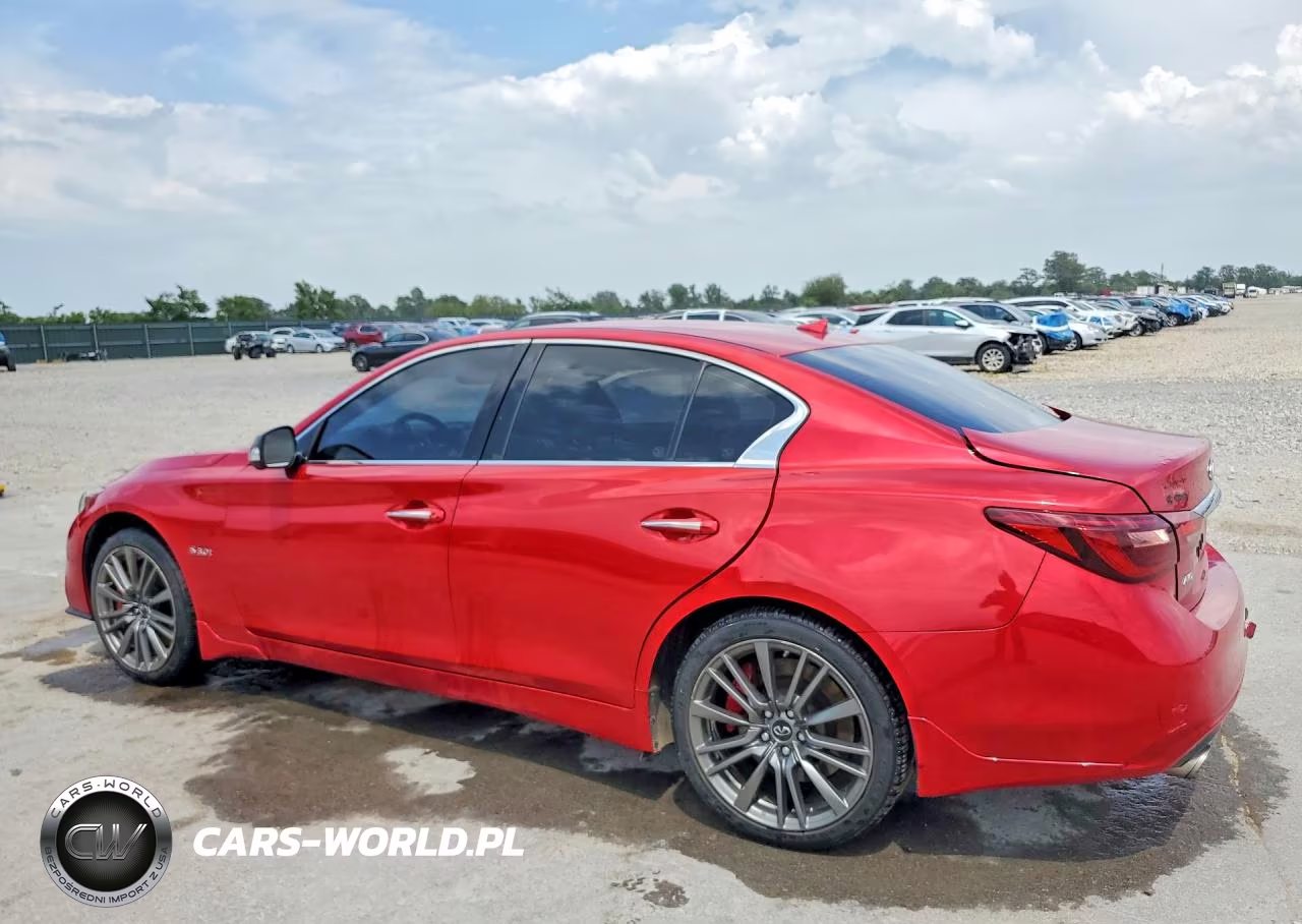 2019 Infiniti Q50 Red Sport 400 VIN:JN1FV7AR4KM800767 - 2