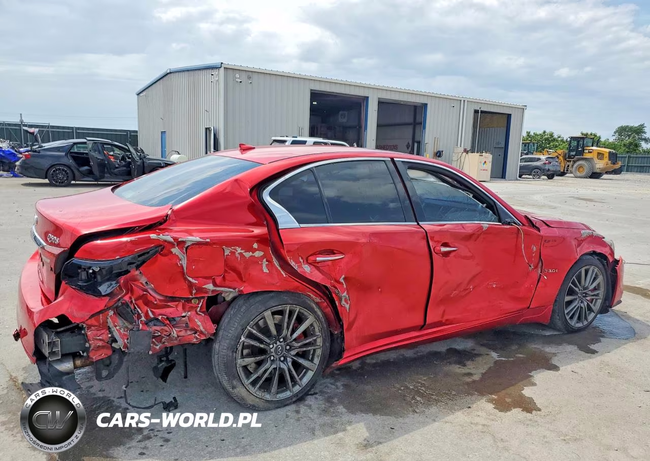 2019 Infiniti Q50 Red Sport 400 VIN:JN1FV7AR4KM800767 - 3