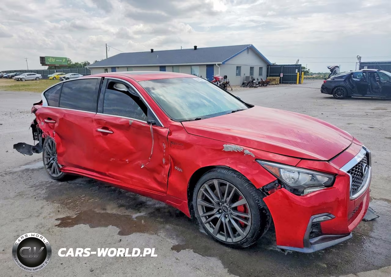 2019 Infiniti Q50 Red Sport 400 VIN:JN1FV7AR4KM800767 - 4
