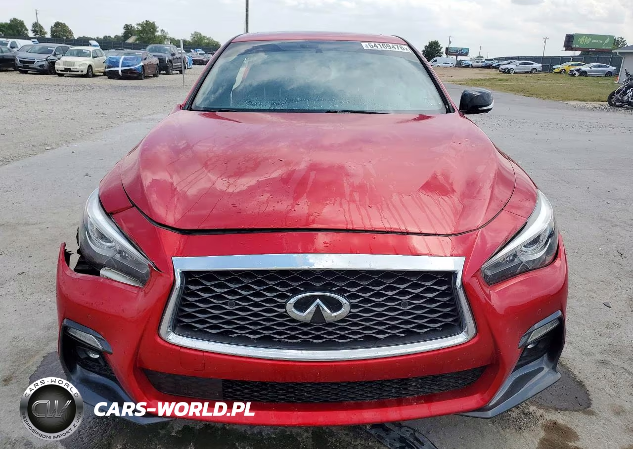 2019 Infiniti Q50 Red Sport 400 VIN:JN1FV7AR4KM800767 - 5