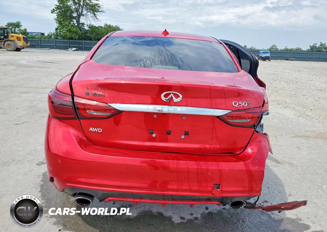 2019 Infiniti Q50 Red Sport 400 VIN:JN1FV7AR4KM800767 - 6