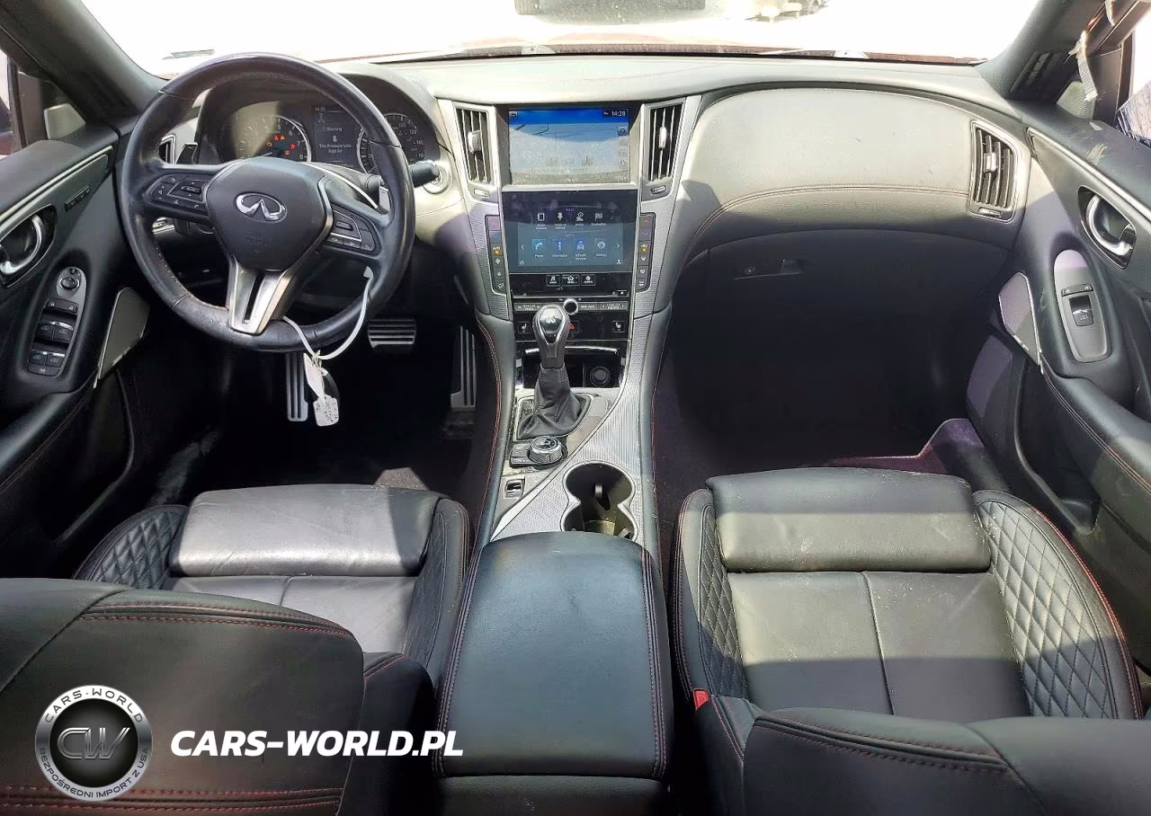2019 Infiniti Q50 Red Sport 400 VIN:JN1FV7AR4KM800767 - 8