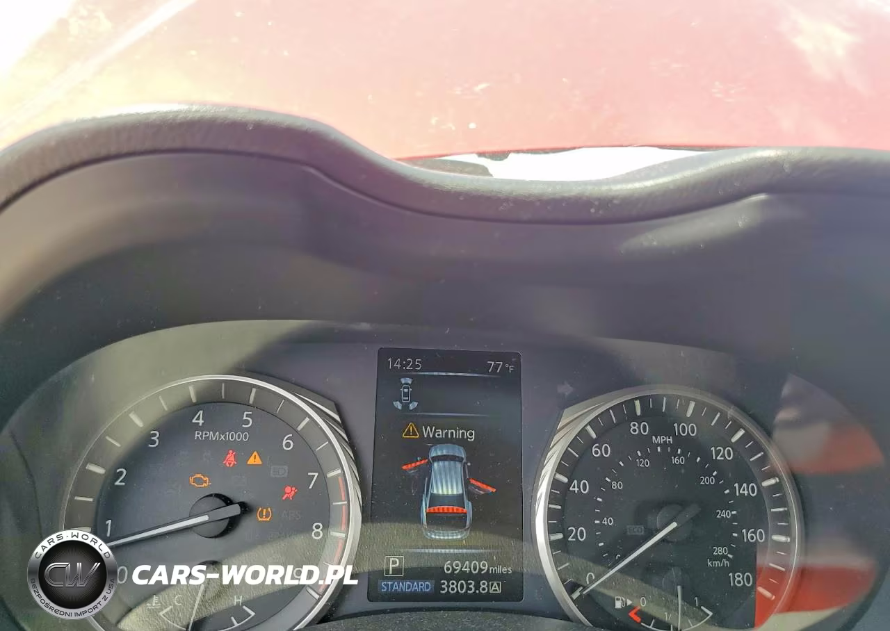2019 Infiniti Q50 Red Sport 400 VIN:JN1FV7AR4KM800767 - 9