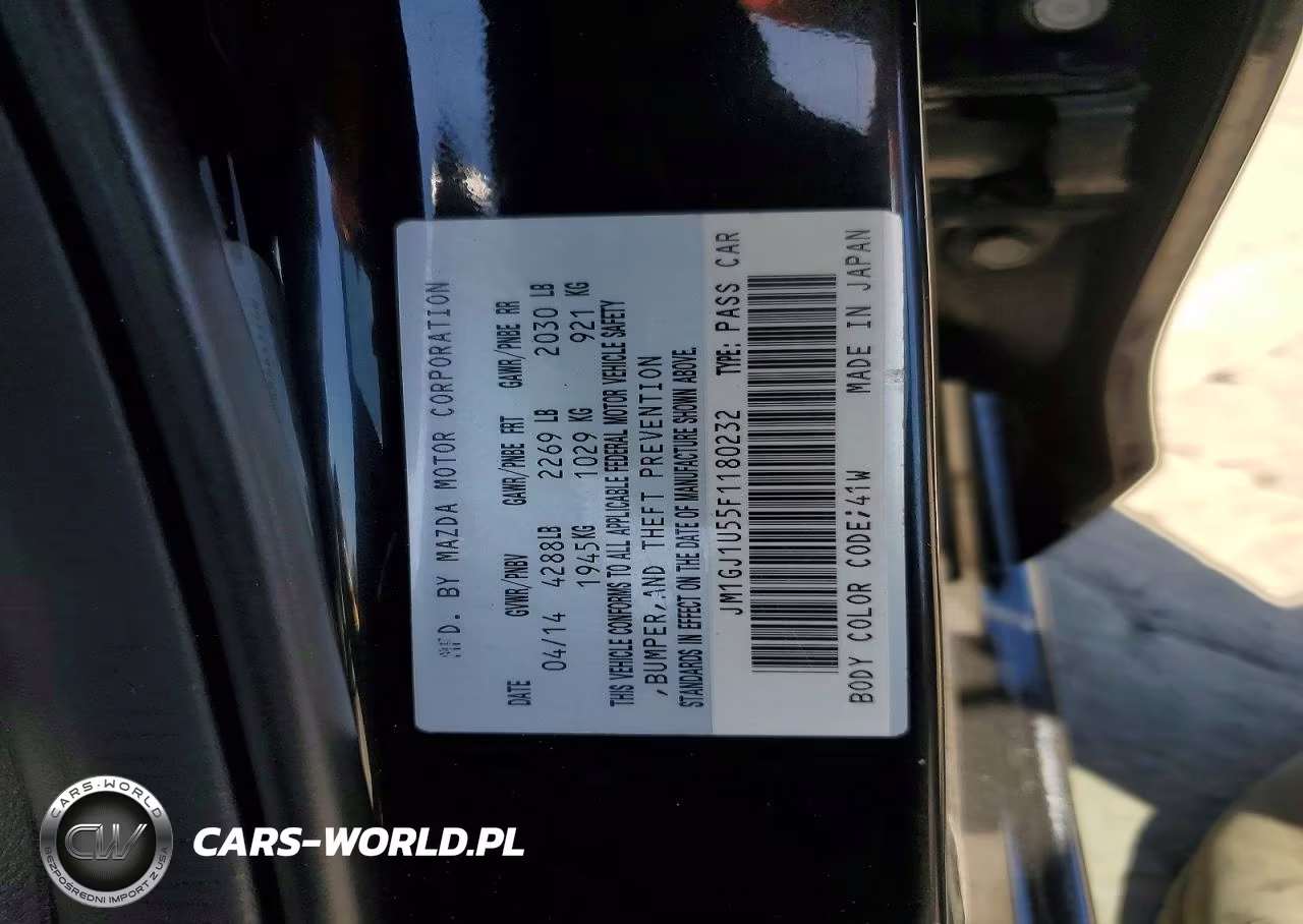 2015 Mazda 6 Sport VIN:JM1GJ1U55F1180232 - 12