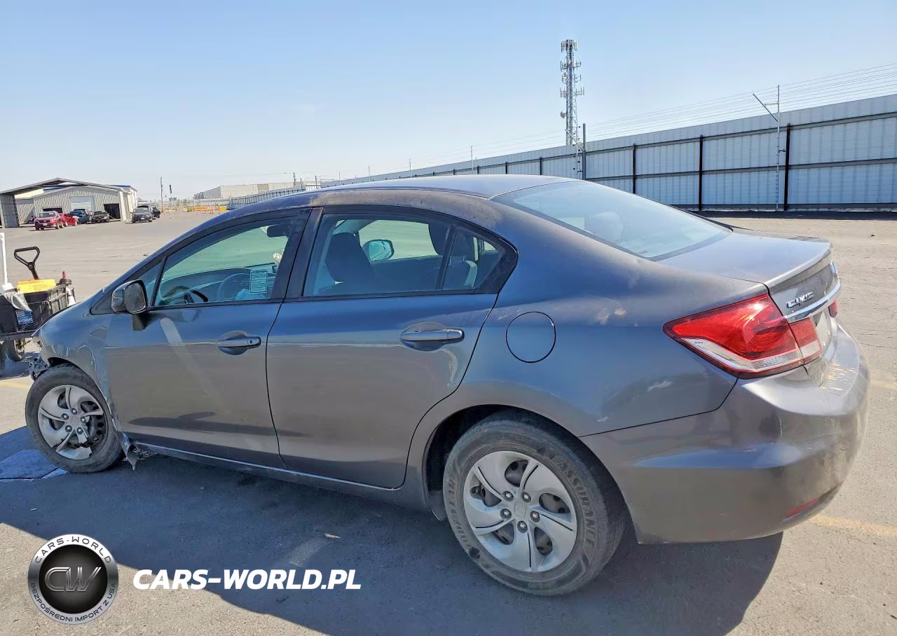 2013 Honda Civic Lx VIN:19XFB2F55DE090813 - 2