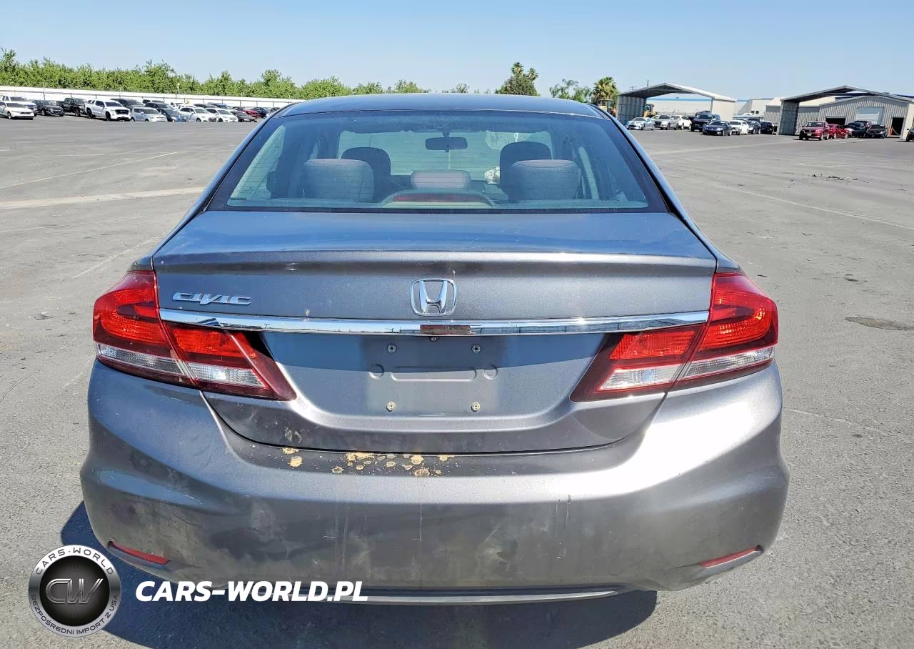 2013 Honda Civic Lx VIN:19XFB2F55DE090813 - 6