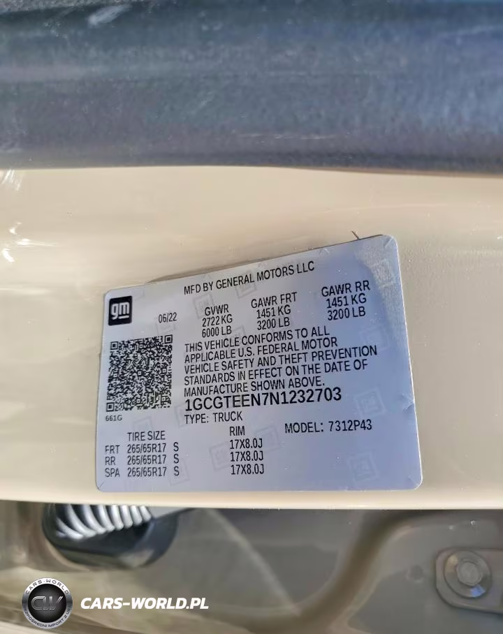 2022 Chevrolet Colorado Zr2 VIN:1GCGTEEN7N1232703 - 12