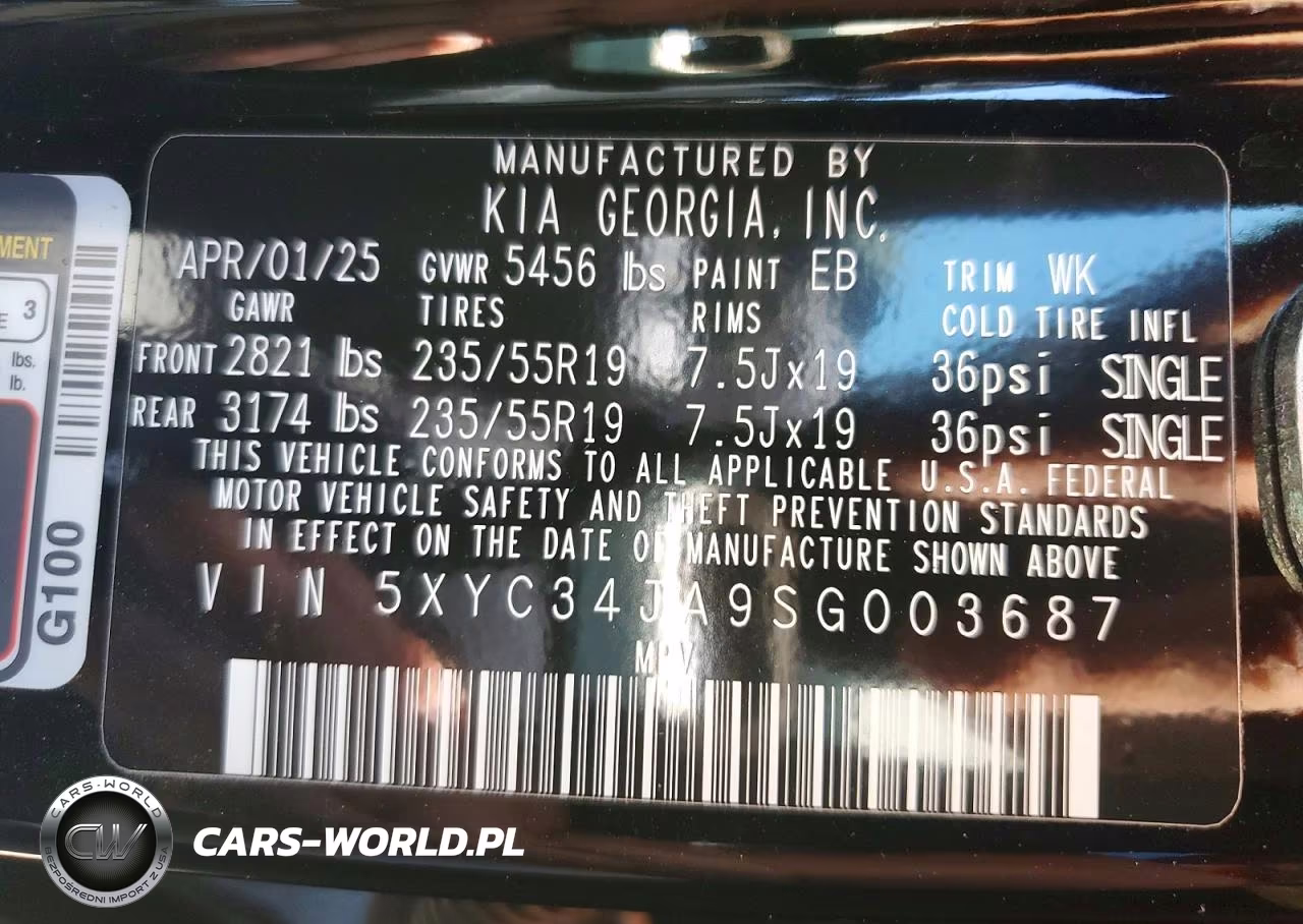 2025 Kia Ev6 Light Long Range VIN:5XYC34JA9SG003687 - 13