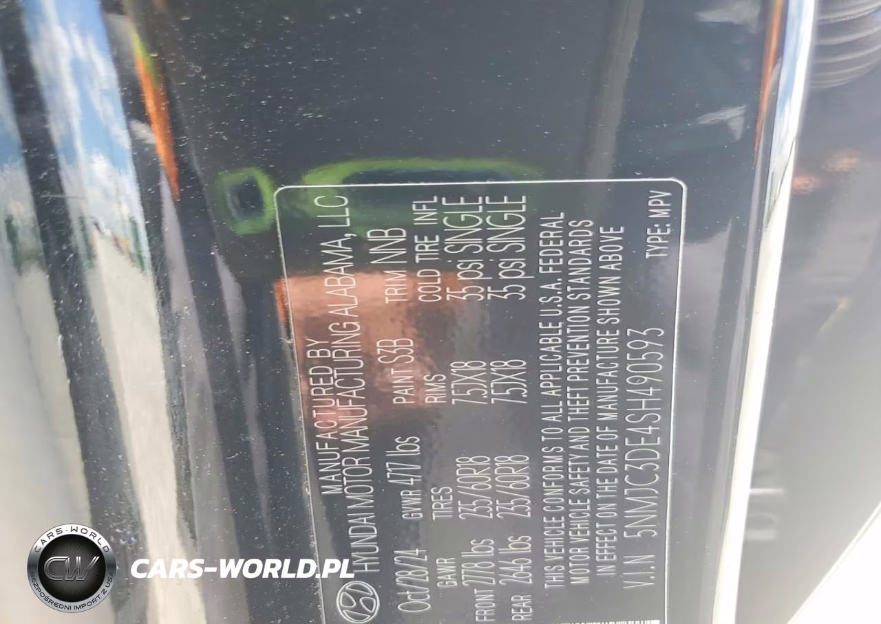 2025 Hyundai Tucson Sel VIN:5NMJC3DE4SH490593 - 14