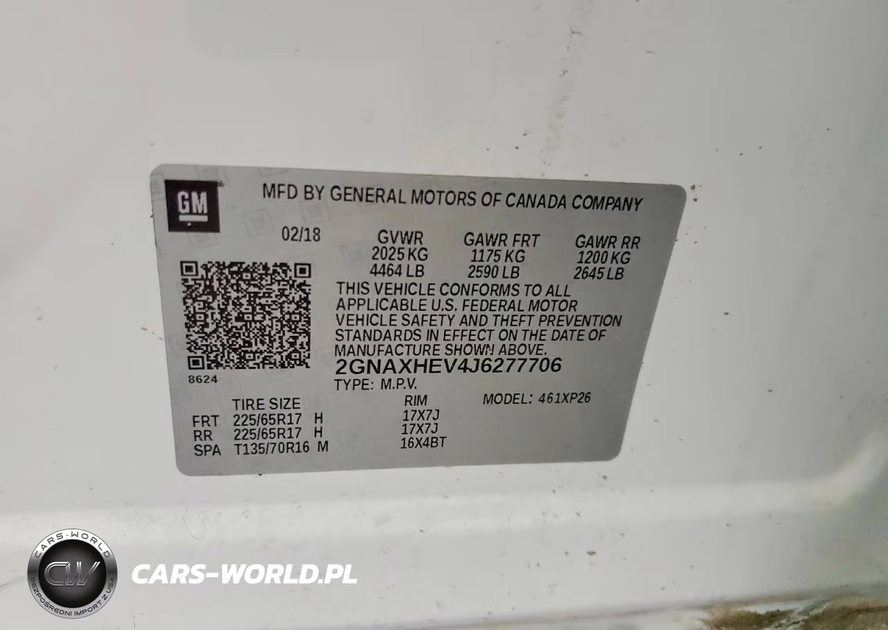 2018 Chevrolet Equinox Ls VIN:2GNAXHEV4J6277706 - 13