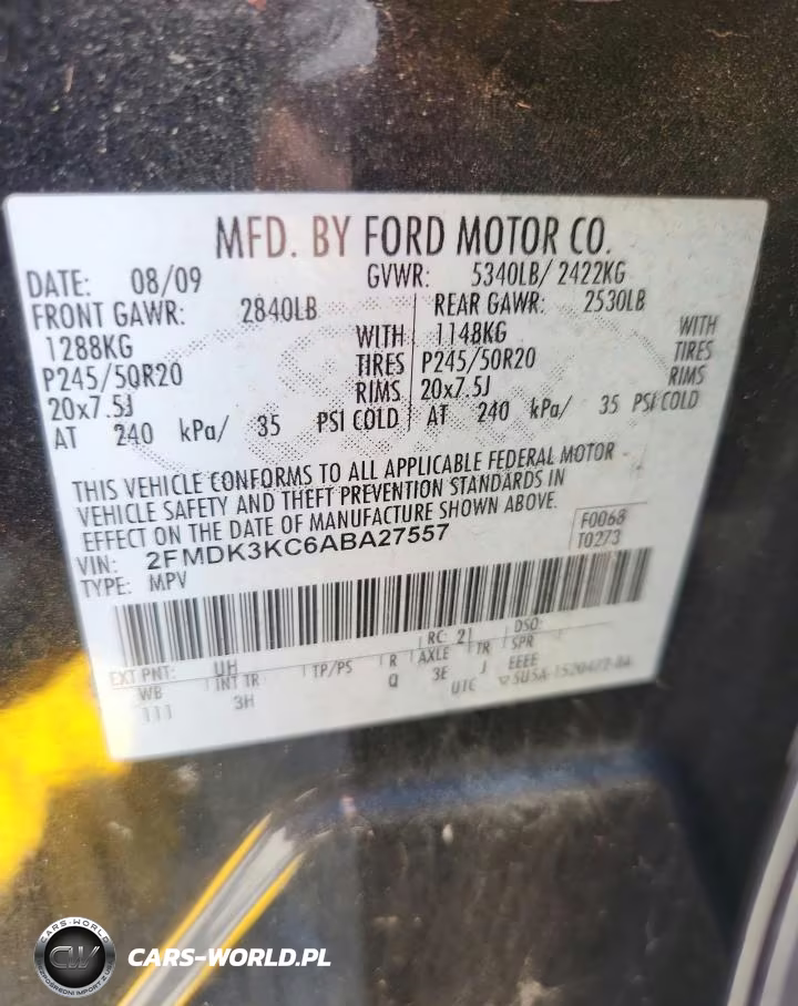 2010 Ford Edge Limited VIN:2FMDK3KC6ABA27557 - 14