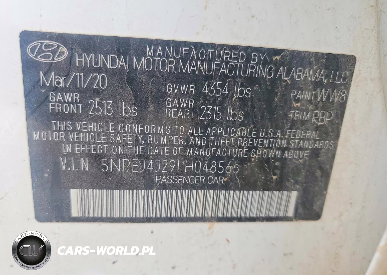 2020 Hyundai Sonata Sel Plus VIN:5NPEJ4J29LH048565 - 12
