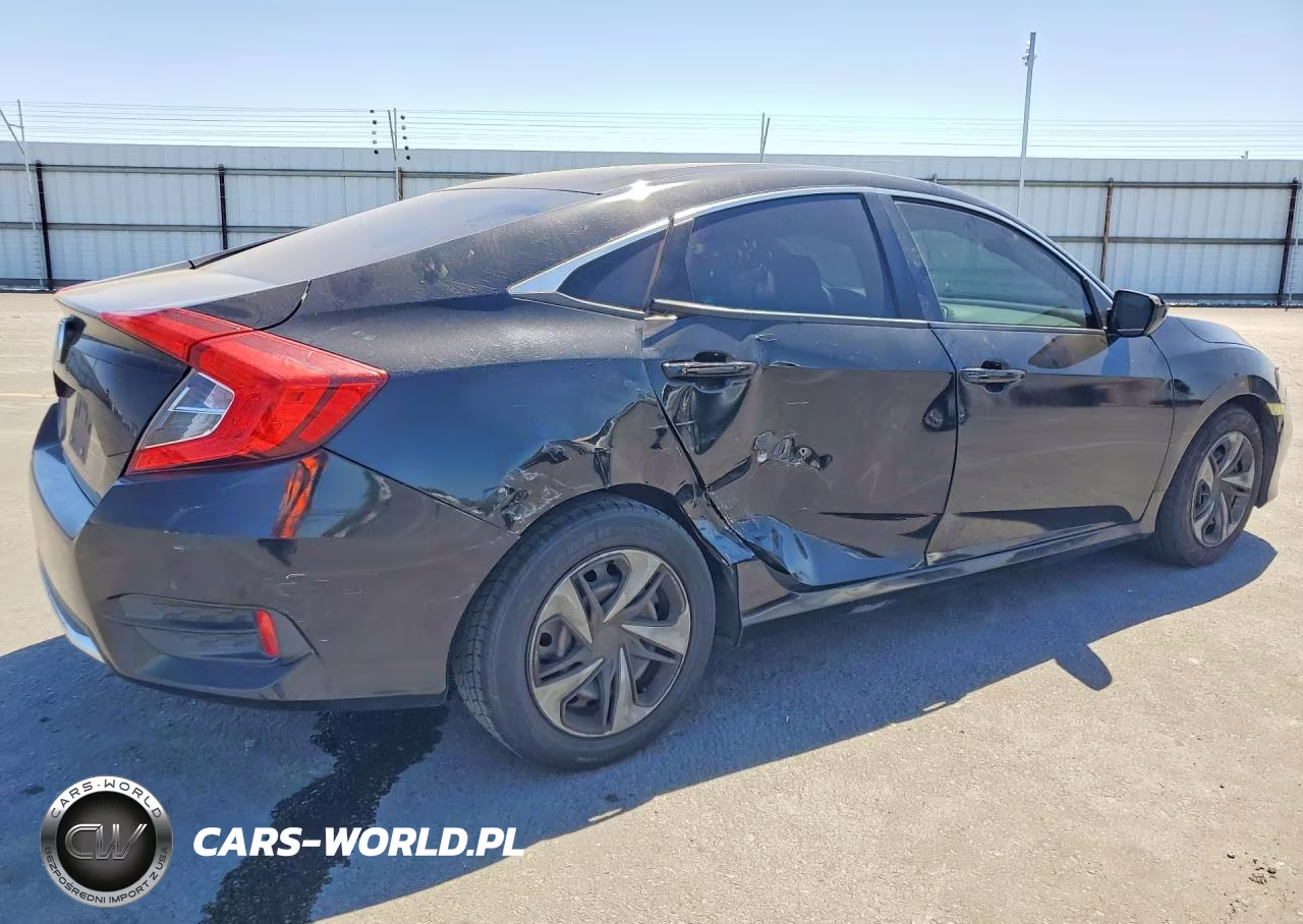 2020 Honda Civic Lx VIN:2HGFC2F69LH595148 - 3