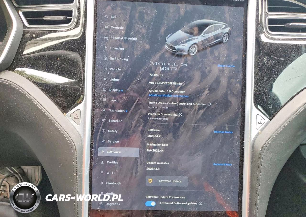 2015 Tesla Model S VIN:5YJSA1E25FF118450 - 9