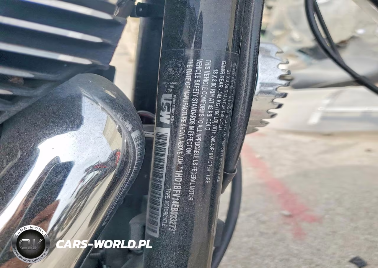 2014 Harley-Davidson Fxsb Breakout VIN:1HD1BFV14EB033273 - 8