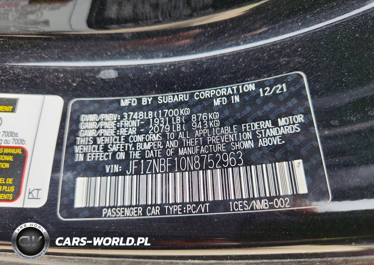 2022 Toyota Gr 86 Premium VIN:JF1ZNBF10N8752963 - 12