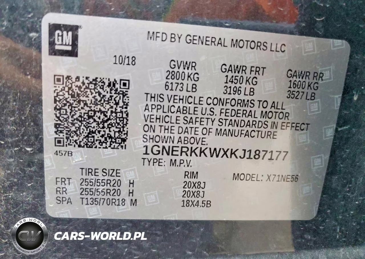 2019 Chevrolet Traverse Premier VIN:1GNERKKWXKJ187177 - 13
