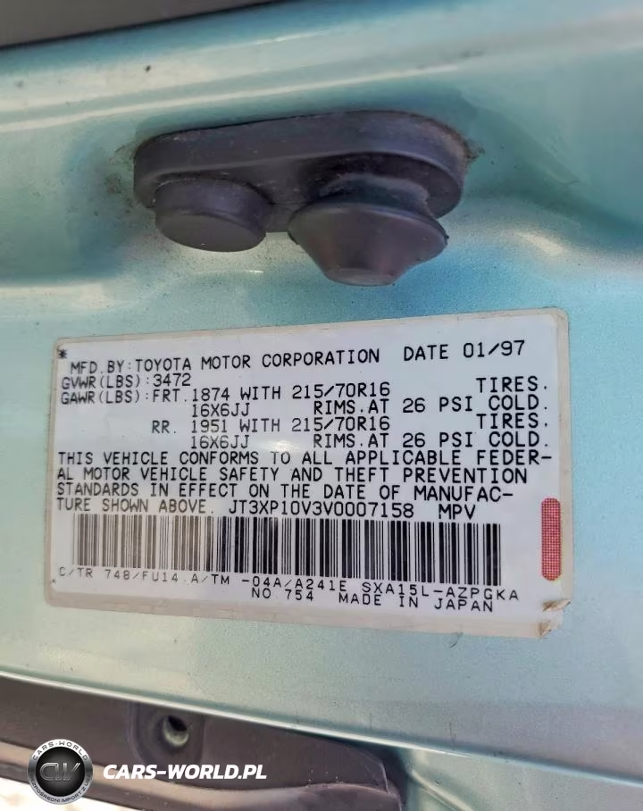 1997 Toyt Rav4 VIN:JT3XP10V3V0007158 - 13