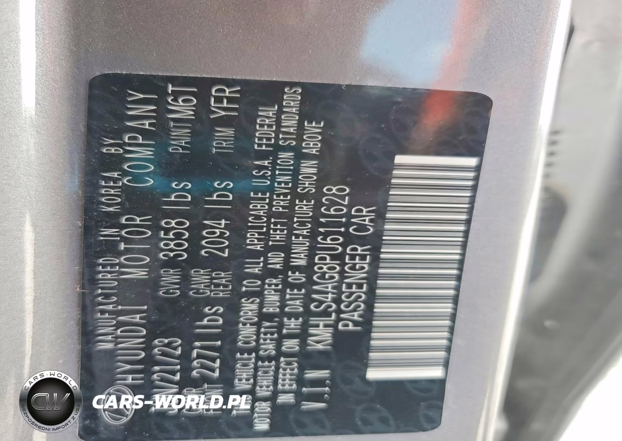 2023 Hyundai Elantra Sel VIN:KMHLS4AG8PU611628 - 12
