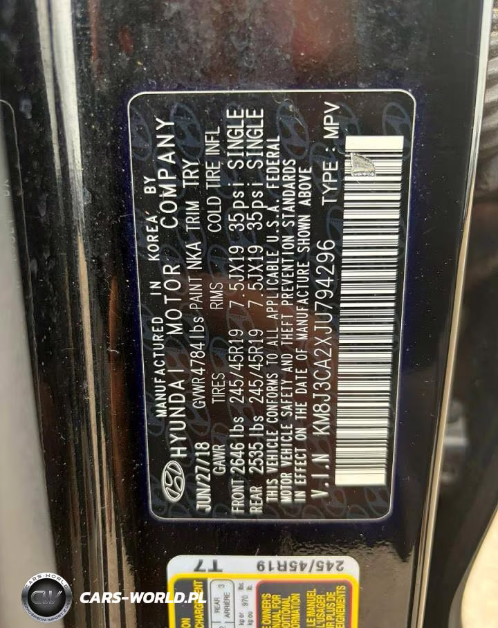 2018 Hyundai Tucson Value VIN:KM8J3CA2XJU794296 - 10