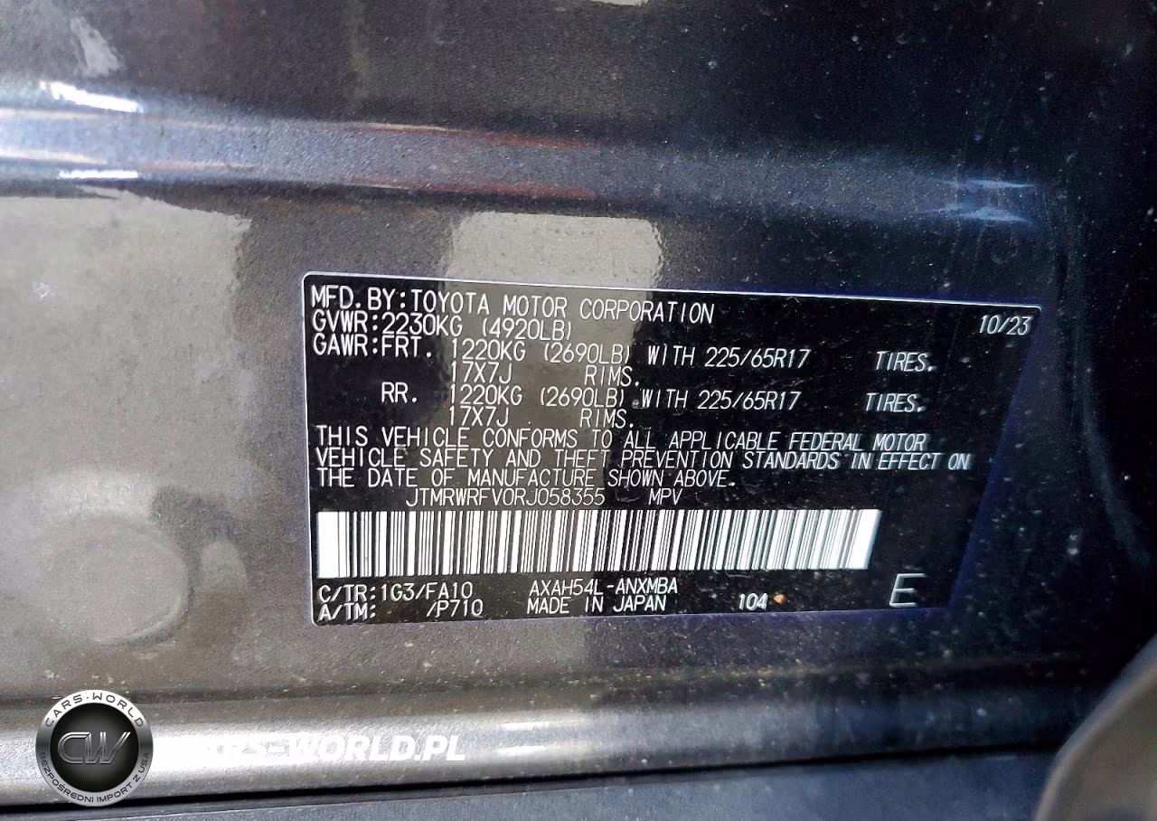 2024 Toyota Rav4 Hybrid Xle VIN:JTMRWRFV0RJ058355 - 12