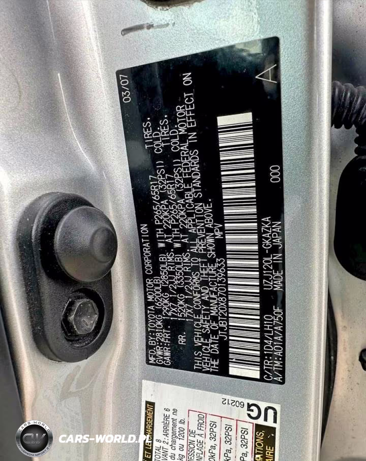 2007 Lexus Gx 470 VIN:JTJBT20X870139633 - 10