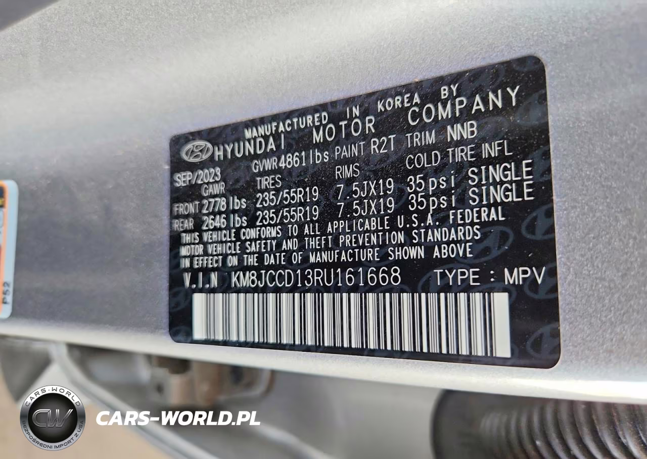 2024 Hyundai Tucson Sel Convenience VIN:KM8JCCD13RU161668 - 13