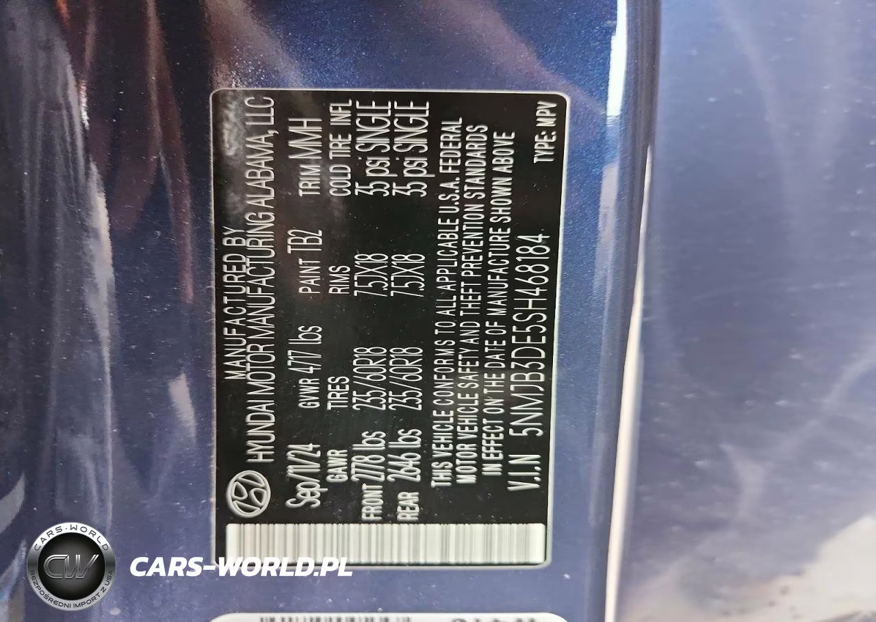 2025 Hyundai Tucson Sel VIN:5NMJB3DE5SH468184 - 12
