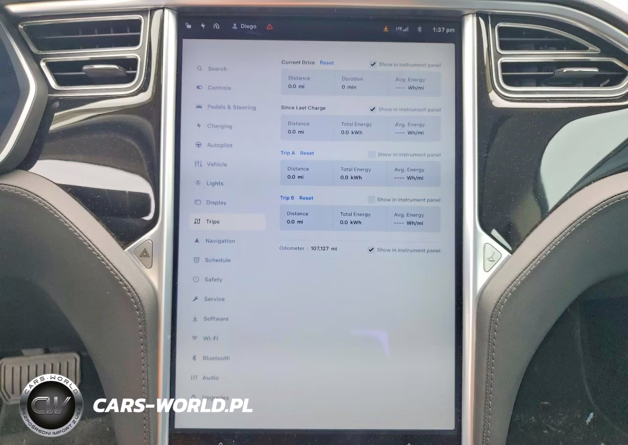 2014 Tesla Mdl S VIN:5YJSA1H15EFP61639 - 9