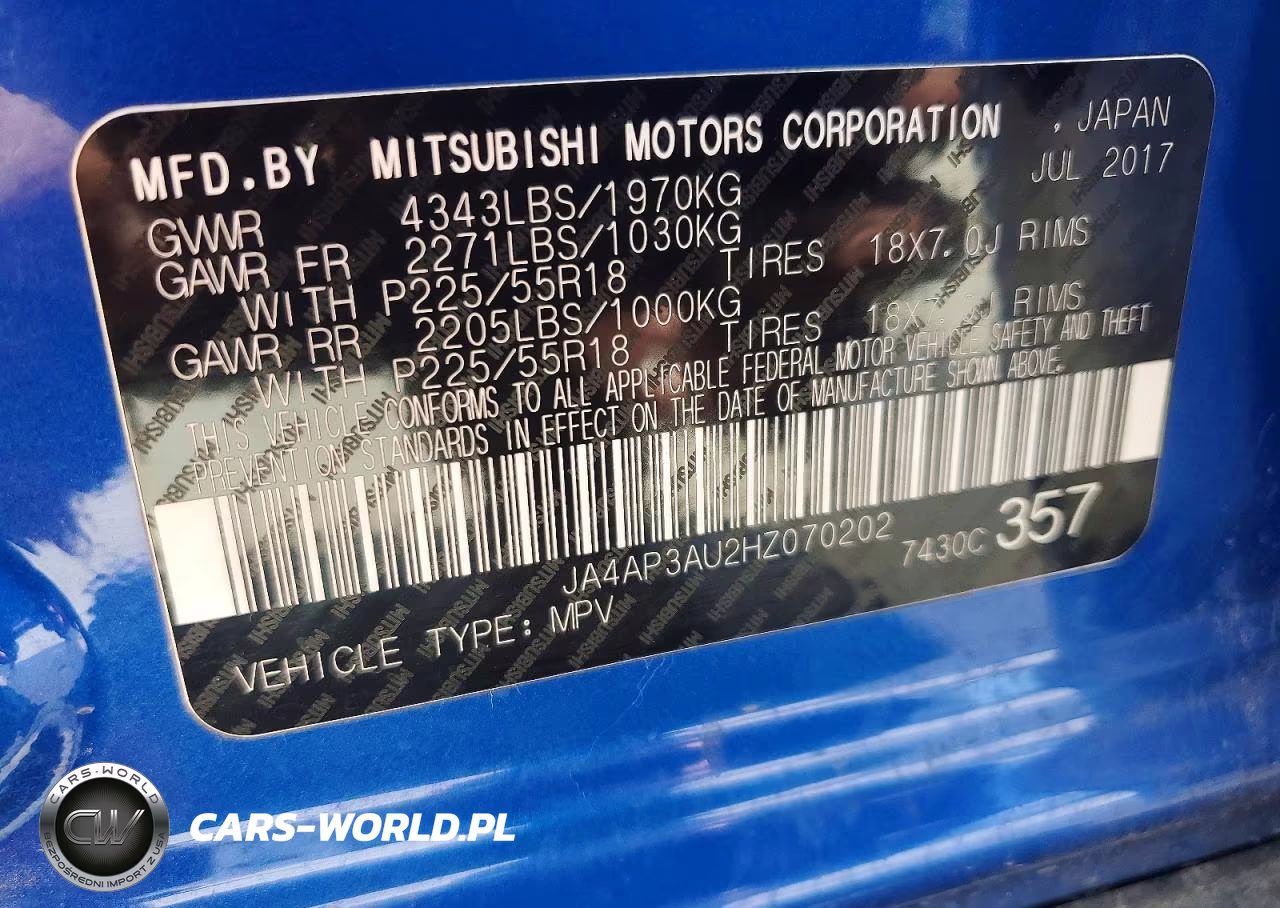2017 Mitsubishi Outlander Sport Es VIN:JA4AP3AU2HZ070202 - 13