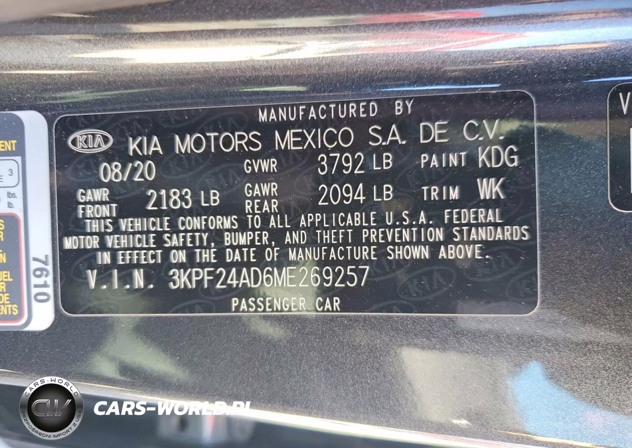 2021 Kia Forte Lxs VIN:3KPF24AD6ME269257 - 12